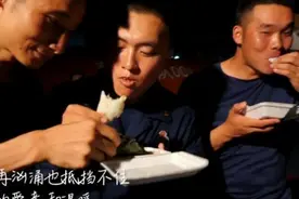 糖水蛋、米饺子，江西抗洪消防员收到陌生阿姨的“暖心餐”：像妈妈的味道图片