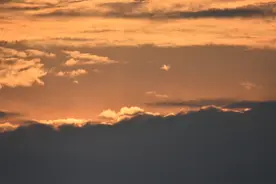 水墨晚霞（天津西青边村）图片