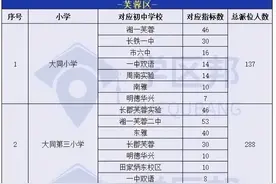 2021年长沙小升初派位汇总图片