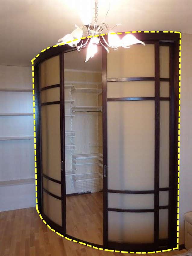 卧室转角装弧形柜,入住才知被坑了,换l型衣柜,转角就是衣帽间