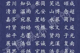 诗词里的男孩名：300个自信自强的男孩名，寓意宝宝凌云直上图片