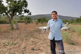 航拍章陵：唐文宗李昂的陵墓图片