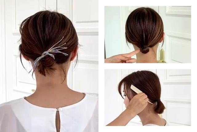 一直是韩妞超爱的发型,不过短发人却迟迟不敢尝试,就怕头发绑不起来