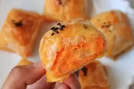 手抓饼红薯酥，制作简单，香甜酥脆，咬一口外酥内软，大受喜爱图片