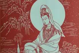 与佛有缘——艾俊波剪纸艺术作品欣赏图片