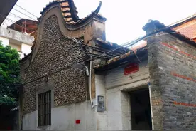 广东一古村落现百年“豪宅”，墙体用生蚝壳筑成，冬暖夏凉防虫蛀图片