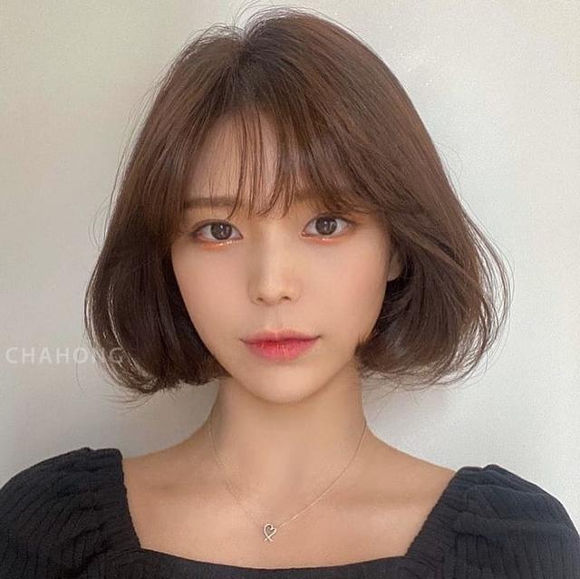 2020发型趋势范本合集:短中长发配氧气刘海,韩国网红们这样搭