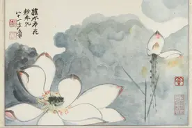 张大千荷花图册图片