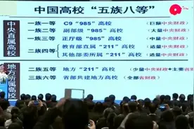 浙大郑强教授的“五族八等”中国高校排行榜图片