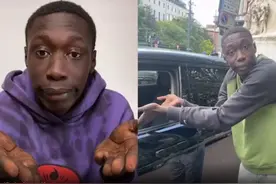 黑人小哥拍视频不说一句话，单凭一个手势蹿红tiktok，吸粉8千万图片