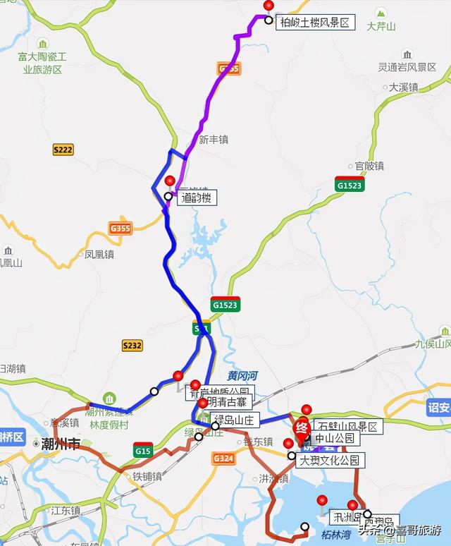 潮州饶平县有哪些值得游玩的景点？自驾游路线怎么走？