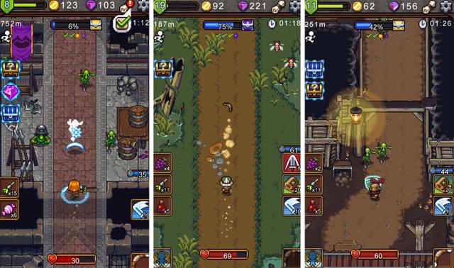 快乐玩游戏丨被窝单手勇闯地下城，休闲刷副本打怪轻松做勇者