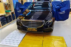 有多少豪车还在用沥青阻尼？奔驰E300全方位隔音去噪又环保图片