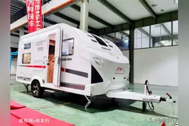 7.10上海房车展：温馨舒适飞神探索者F530拖挂房车 家庭旅游必备图片