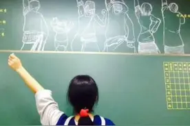 语文老师上课画杨玉环，各科老师不甘示弱，美术老师：留条活路吧图片