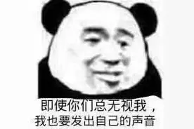 表情包 | 即使你们总无视我，我也要发出自己的声音图片