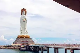 耗资8亿的“南海观音”，曾被网友质疑浪费钱，如今却好评不断图片