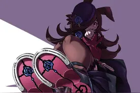 这位画师的同人太有创意了，画了赛马娘的马蹄铁，这角度很带感啊图片