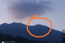 黄龙寺后的黄龙山也有佛缘图片