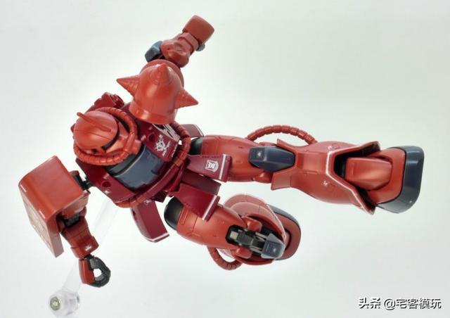 模玩测评：转11区测评系列 HG GTO 夏亚专用扎古II 红色彗星Ver.