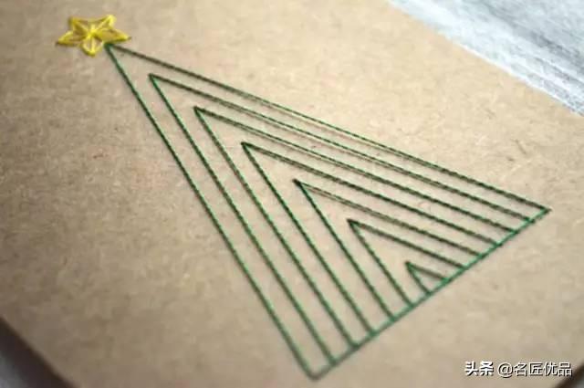 太美了！手工达人不传之秘，圣诞贺卡就要这样做，孩子肯定喜欢