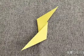 儿童趣味手工，闪电折纸教程，可以当书签哦图片