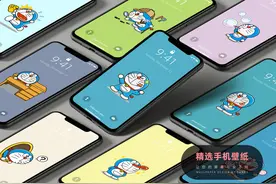 手机壁纸 | 哆啦A梦・真想有个时空穿梭机，天天都能过六一图片