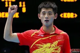 伦敦奥运男团，张继科临时充当裁判给自己翻分，中国胜韩国夺金图片