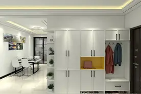 现代简约鞋柜图片