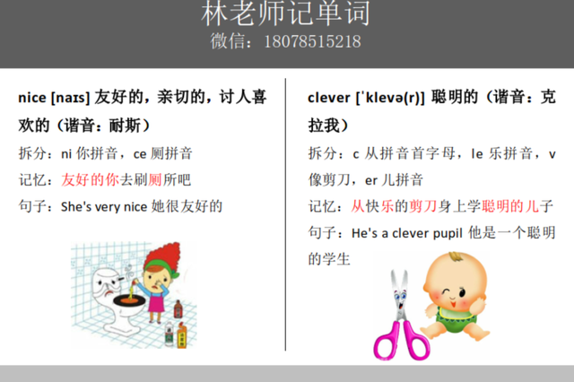 如何能快速记忆单词狮子、大象、友好的、聪明联想记忆法