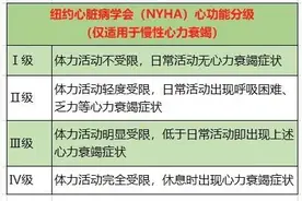 心力衰竭临床分级和分期图片