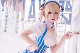 cos:路人女主英梨梨女仆cos正片@衣衣图片