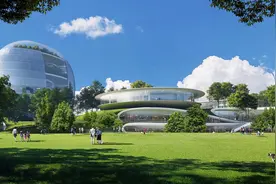 中国首个全下沉式火车站，被誉为“森林中的火车站”图片