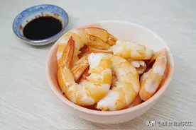 白灼虾好吃有秘诀，照我这样做，大虾鲜甜肉嫩，爽口弹牙图片