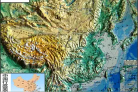 中国地图3D版，高清建议收藏图片