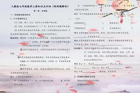 七年级数学上册：知识点全归纳！附例题解析，建议人手一份收藏图片