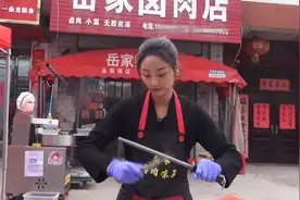 河南26岁美女卖猪肉走红：我有3个孩子，丈夫有钱但不当全职太太图片