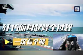 歼15航母起降全过程 一次看个够图片
