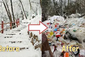 你随手一扔 有人赌命去捡图片