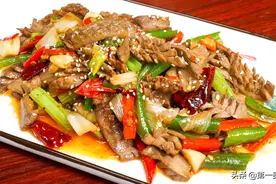 2分钟就能学会家常爆炒腰花！去腥去膻还滑嫩，一盘腰花养肾气图片