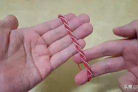 绳编小课堂，带你学习如何绳编漂亮的螺旋手链！图片