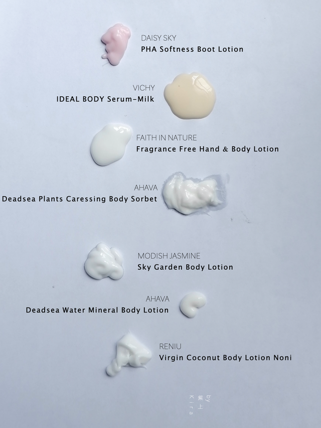 夏季身体乳哪个好用