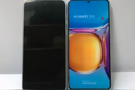 大眼睛，中置打孔屏，华为 P50 系列或五六月发布图片