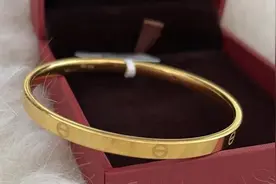 女士金手镯一般多少克合适，三个档次因人而异，看完再买也不迟图片