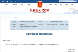 陕西省人民政府最新任职通知图片