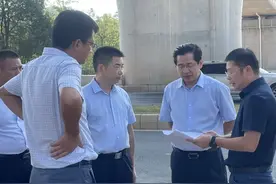 何善锦第4次莅临龙岭镇调研指导！关心这些工程建设的最新进展……图片