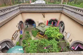 见树不见村，见村不见房，这座古村落中的地坑一点也不坑图片