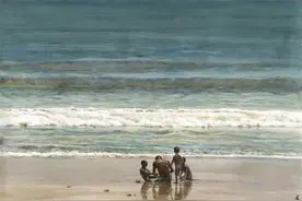 致力于中国特色的水彩画-黄铁山的艺术之路图片