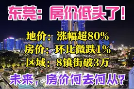 东莞5月报：跌了！卖地98亿，地价涨幅82%，房价微跌1%，3镇破4万图片