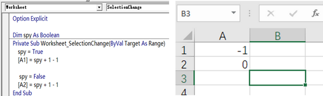Excel VBA入门之双面间谍